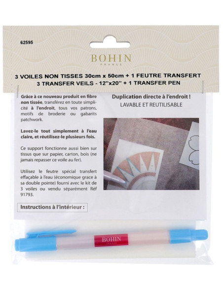 Vele non tessute per trasferimento + feltro