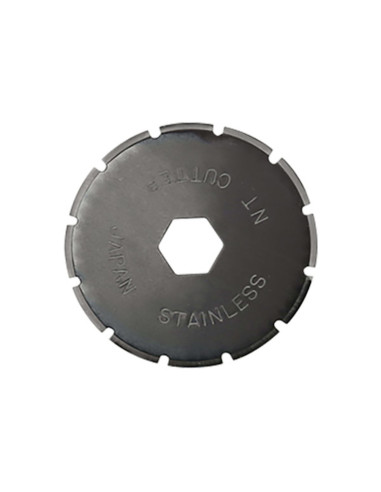 2 lame di ricambio perforate per cutter retrattile NT Cutter 28 mm