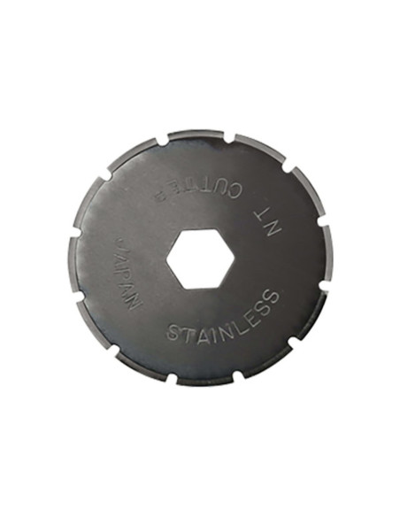 2 lame di ricambio perforate per cutter retrattile NT Cutter 28 mm
