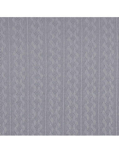 Tessuto a maglia jacquard - Grigio blu
