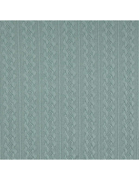 Tessuto a maglia jacquard - Verde grigio