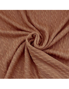 Tessuto a maglia jacquard - Beige scuro