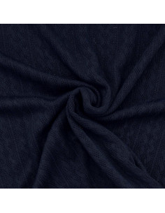 Tessuto a maglia jacquard - Blu marino