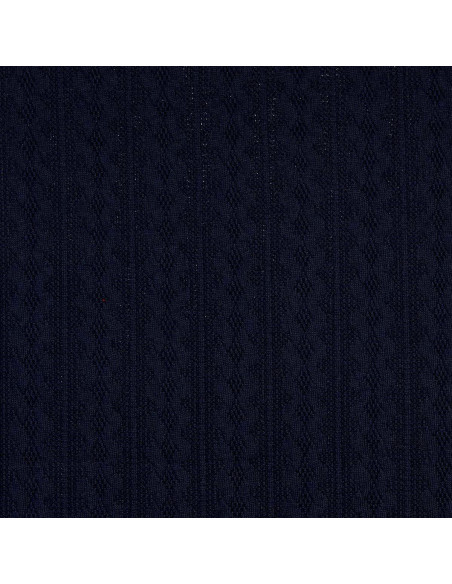 Tessuto a maglia jacquard - Blu marino