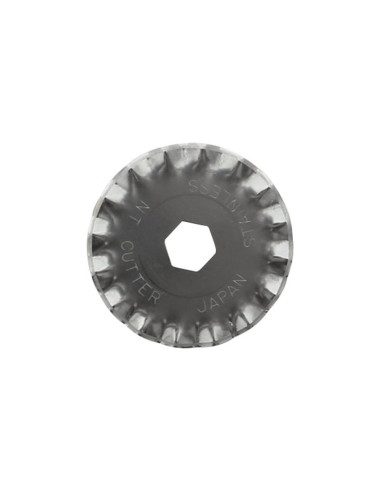 2 lame di ricambio ondulate per cutter retrattile NT Cutter 28 mm