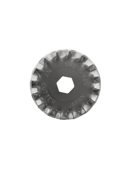 2 lame di ricambio ondulate per cutter retrattile NT Cutter 28 mm