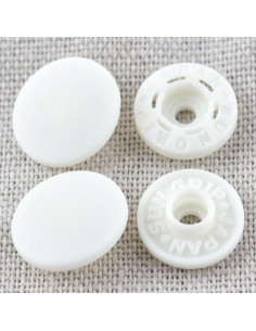 Bottoni a pressione magici senza pinza 13 mm - Bianco 2