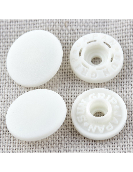 Bottoni a pressione magici senza pinza 13 mm - Bianco