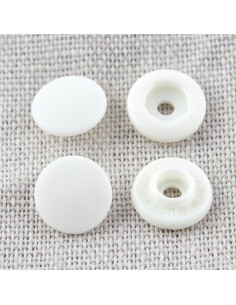Bottoni a pressione magici senza pinza 9 mm - Bianco 2