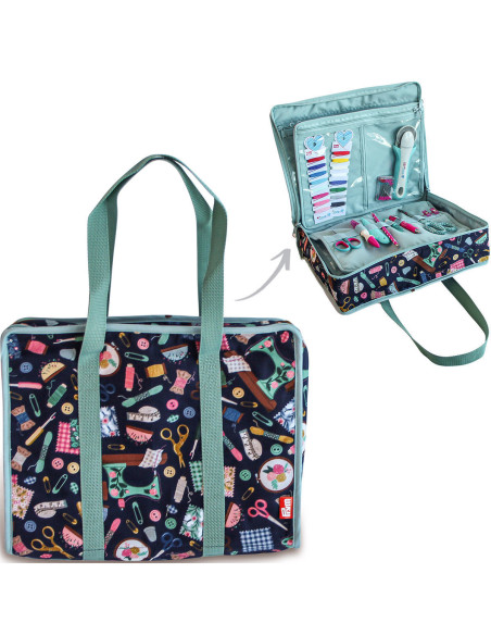 Borsa multi-tasche tutto in uno L Needle & Thread