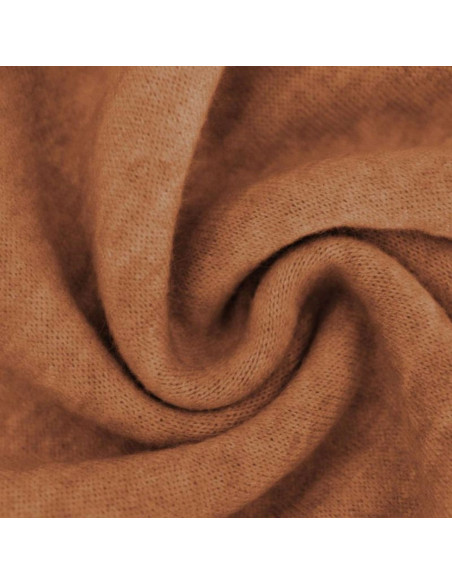 Tessuto a maglia in angora - Marrone