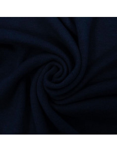 Tessuto a maglia in angora - Blu marino