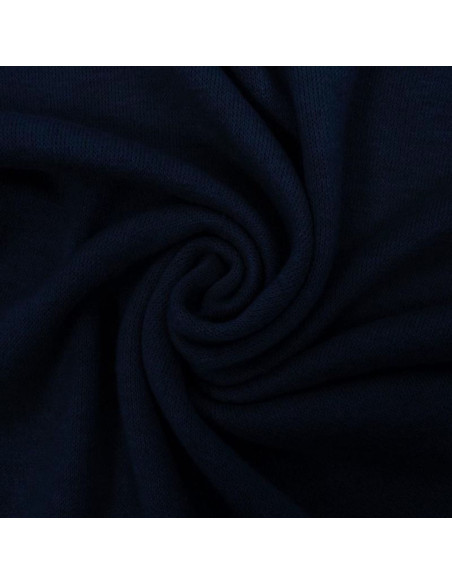 Tessuto a maglia in angora - Blu marino