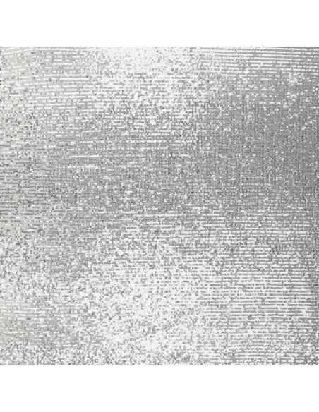 Tessuto stretch paillettes - Argento