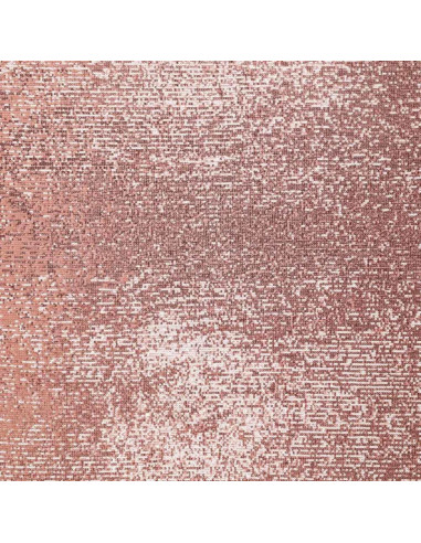 Tessuto elasticizzato con paillettes - Rosa