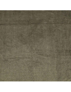Tessuto velluto a righe lurex - Verde scuro 2