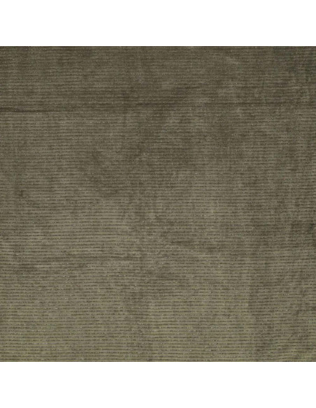 Tessuto velluto a righe lurex - Verde scuro