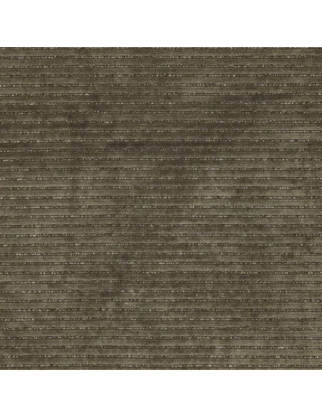 Tessuto velluto a righe lurex - Verde scuro