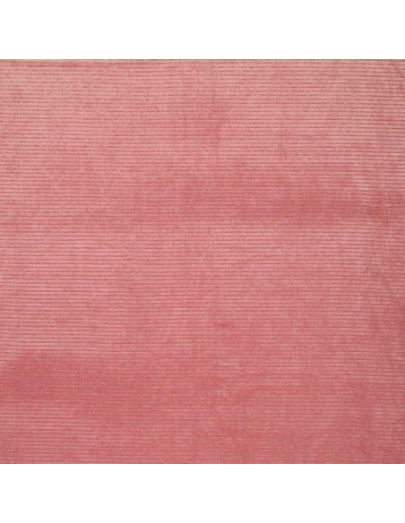Tessuto velluto a righe lurex - Rosa antico