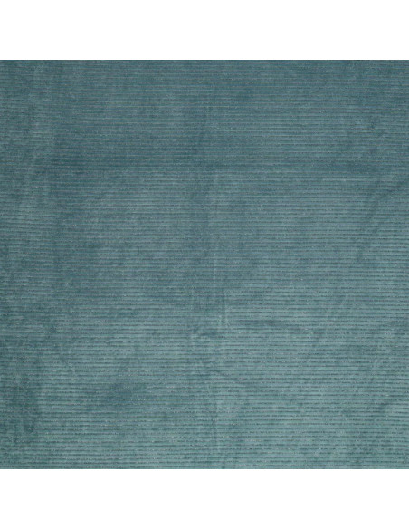 Tessuto velluto a righe lurex - Grigio blu