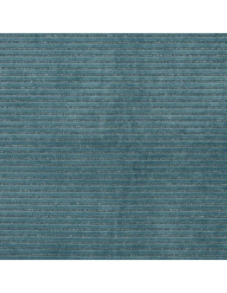 Tessuto velluto a righe lurex - Grigio blu