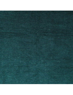 Tessuto velluto a righe lurex - Blu petrolio 2