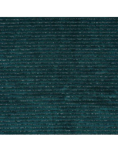Tessuto velluto a righe lurex - Blu petrolio