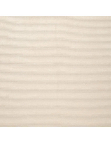 Tessuto velluto a righe lurex - Bianco sporco