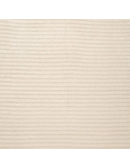 Tessuto velluto a righe lurex - Bianco sporco