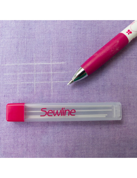 Matita a gesso portamine extra-fine Sewline - Bianco