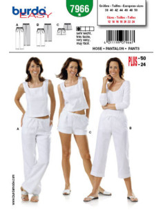 Modello di pantaloni - Burda 7966