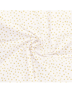 Tessuto popeline di cotone fantasia - Stella curry