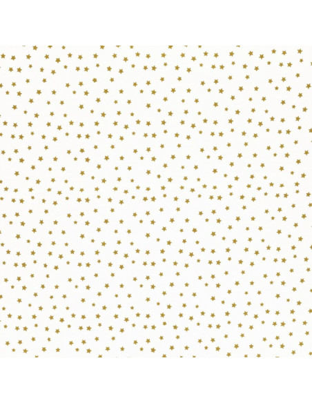 Tessuto popeline di cotone fantasia - Stella curry