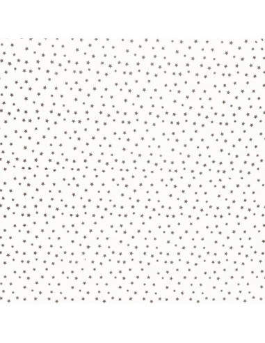 Tessuto popeline di cotone fantasia - Stella talpa