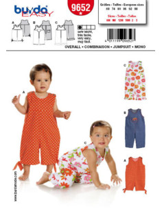 Modello di tuta - Burda 9652