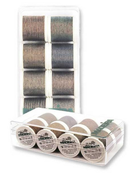Mini scatola di fili da ricamo Metallic Soft Madeira