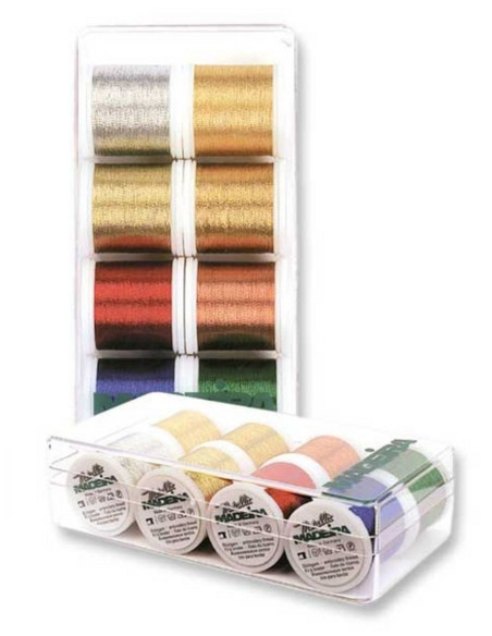 Mini scatola di fili da ricamo Metallic Classic Madeira