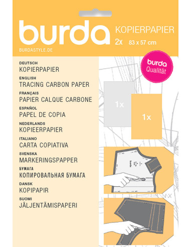 Carta carbone Burda - Giallo e Bianco