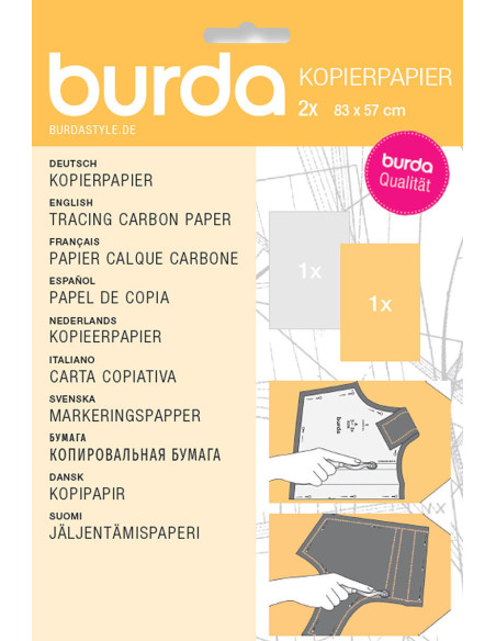 Carta carbone Burda - Giallo e Bianco