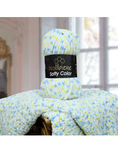 Filato ciniglia multicolore Softy Color Wollbiene