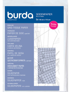 Carta velina quadrettata Burda