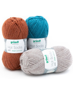 Filato per calze Hot Socks uni 50 Gründl