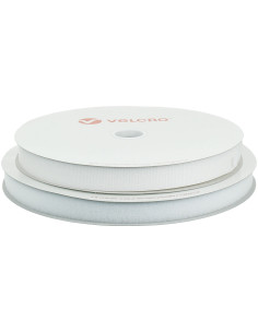 VELCRO® Brand da cucire bianco 25 mm di larghezza rotolo di 25 metri
