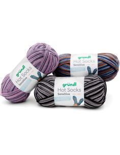 Filato per calze Hot Socks Sensitive Gründl