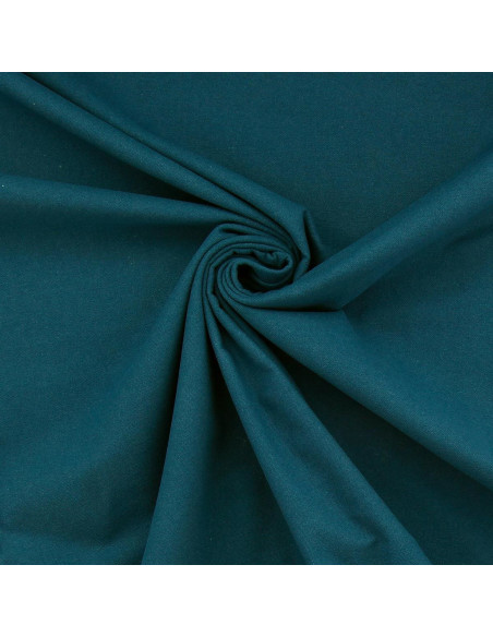 Tessuto flanella - Blu petrolio