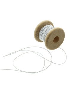Elastico per cappello - Bianco