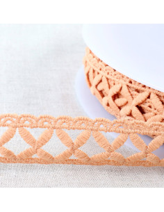 Guipure a croce - Blush