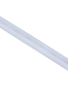 Elastico asolato in nylon - Bianco