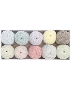 Confezione da 10 gomitoli di filo Ricorumi Nilli Nilli Pastel 2