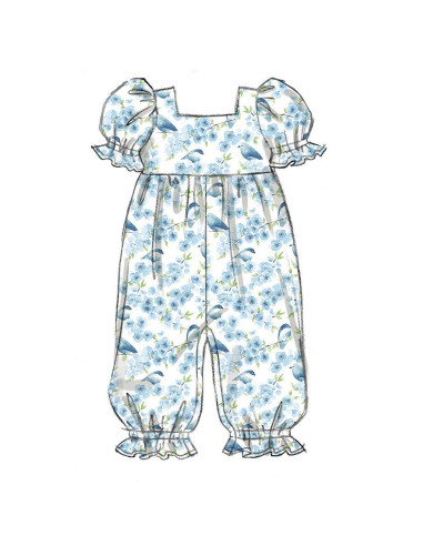 Modello di tutina - Butterick 6950